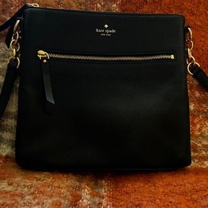 Kate Spade Black Leather Crossbody